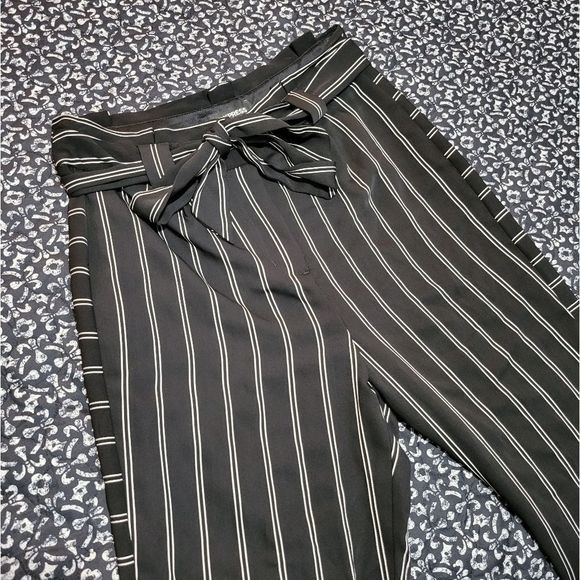 Express Striped Ankle High RiseâDress Pants - Picture 2 of 7